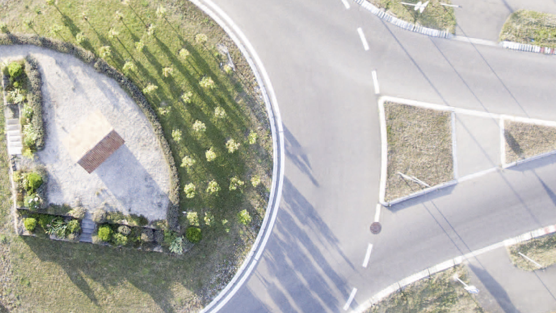 Kreisverkehrsplatz - Detail